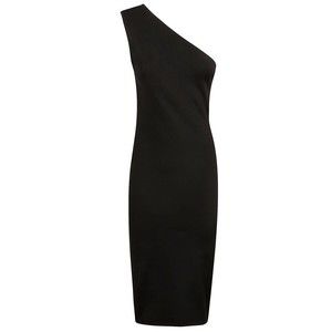 Patou One-Shoulder Black Evening Dress - NWT